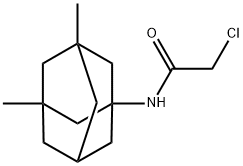 Acetamide, 2-chloro-N-(3,5-dimethyltricyclo[3.3.1.13,7]dec-1-yl)- Struktur
