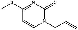 2(1H)-Pyrimidinone, 4-(methylthio)-1-(2-propen-1-yl)-