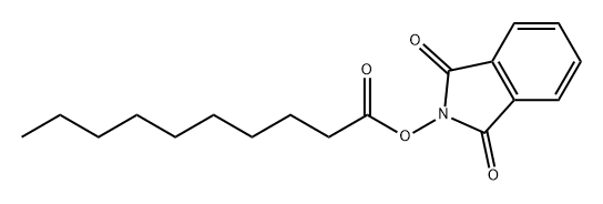 Decanoic acid, 1,3-dihydro-1,3-dioxo-2H-isoindol-2-yl ester Structure