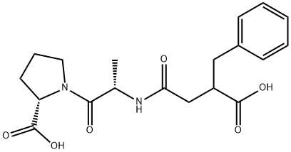 L-Proline, 1-[N-(3-carboxy-1-oxo-4-phenylbutyl)-L-alanyl]- (9CI) Struktur