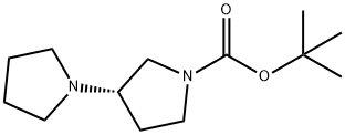 [1,3'-Bipyrrolidine]-1'-carboxylic acid, 1,1-dimethylethyl ester, (3'S)- Struktur