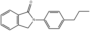 1H-Isoindol-1-one, 2,3-dihydro-2-(4-propylphenyl)- Structure