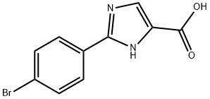 2-(4-Bromophenyl)-1H-imidazole-4-carboxylic Acid Structure
