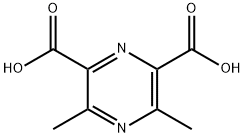 2,6-Pyrazinedicarboxylic acid, 3,5-dimethyl- 结构式