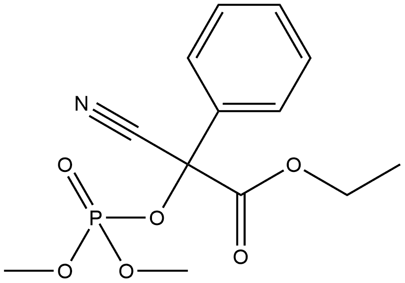 Benzeneacetic acid, α-cyano-α-[(dimethoxyphosphinyl)oxy]-, ethyl ester