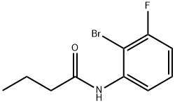 Butanamide, N-(2-bromo-3-fluorophenyl)- 结构式