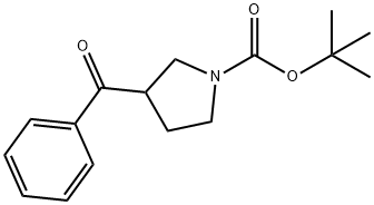 1-Pyrrolidinecarboxylic acid, 3-benzoyl-, 1,1-dimethylethyl ester