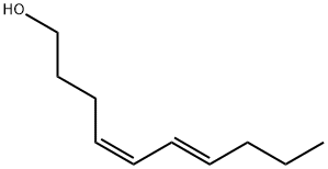 (4Z,6E)-4,6-Decadien-1-ol Struktur