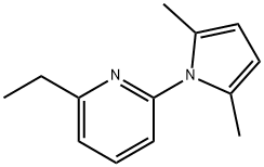 Pyridine, 2-(2,5-dimethyl-1H-pyrrol-1-yl)-6-ethyl- 化学構造式