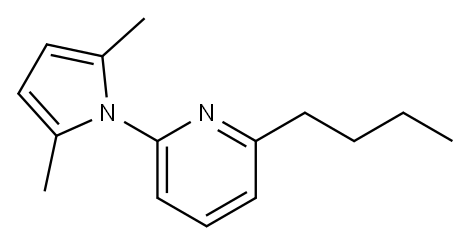 Pyridine, 2-butyl-6-(2,5-dimethyl-1H-pyrrol-1-yl)- Structure