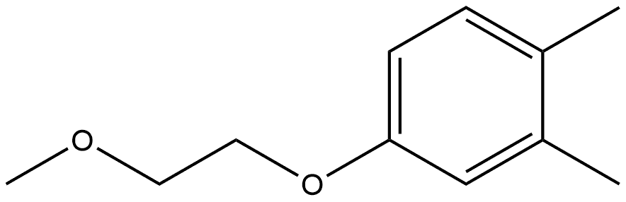 4-(2-Methoxyethoxy)-1,2-dimethylbenzene,95340-05-9,结构式