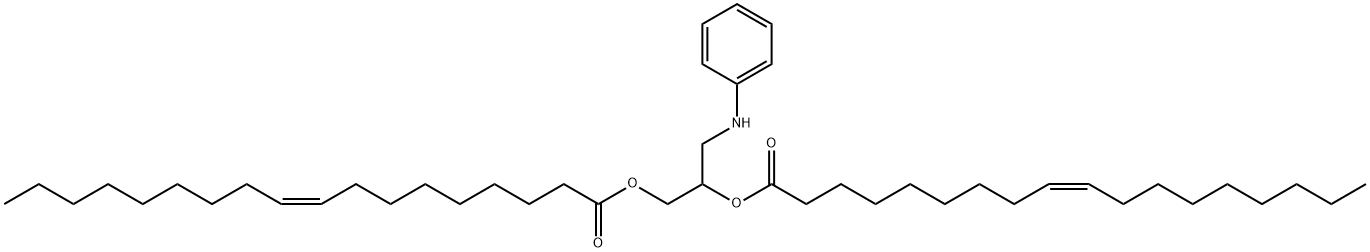 3-(N-phenylamino)-1,2-propanediol 1,2-dioleoyl ester Structure