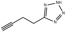 5-(丁-3-炔-1-基)-2H-四唑, 954371-22-3, 结构式