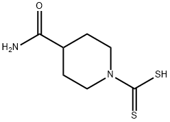4-carboxamidopiperidine-N-dithiocarboxylate Structure