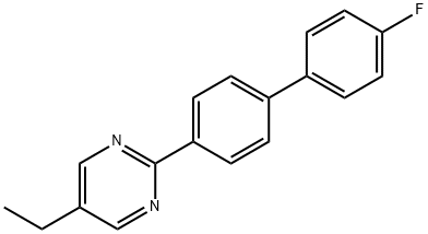5-Ethyl-2-(4'-fluorobiphenyl)pyrimidine Struktur