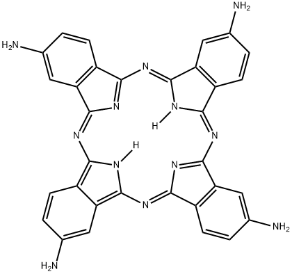 29H,31H-Phthalocyanine-2,9,16,23-tetramine Structure