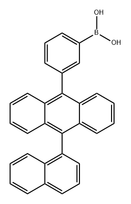 B-[3-[10-(1-萘基)-9-蒽基]苯基]硼酸,956776-61-7,结构式