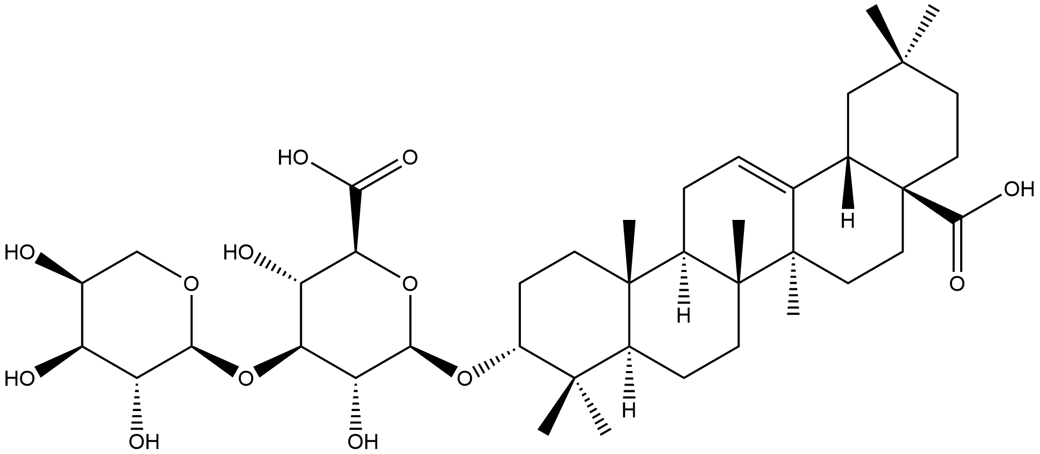 化合物 Momordin I 结构式