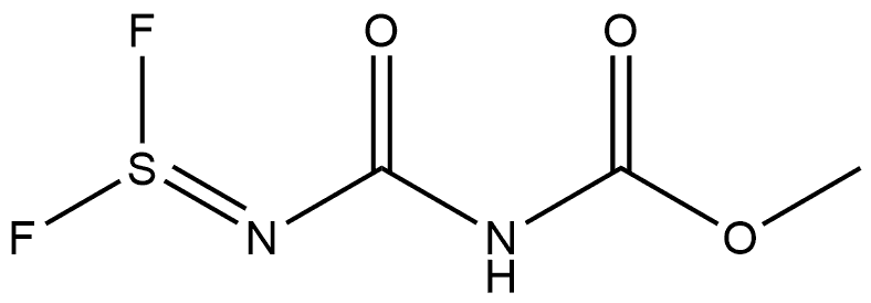 Carbamic acid, N-?[[(difluoro-?λ4-?sulfanylidene)?amino]?carbonyl]?-?, methyl ester Struktur