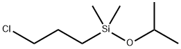 Silane, (3-?chloropropyl)?dimethyl(1-?methylethoxy)?- Struktur