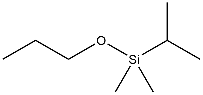 Silane, dimethyl(1-?methylethyl)?propoxy- Struktur