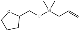 Furan, 2-?[[(dimethyl-?2-?propen-?1-?ylsilyl)?oxy]?methyl]?tetrahydro- Struktur