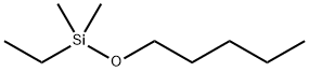 Silane, ethyldimethyl(pentyl?oxy)?- 化学構造式