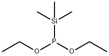 Phosphonous acid, P-?(trimethylsilyl)?-?, diethyl ester Struktur