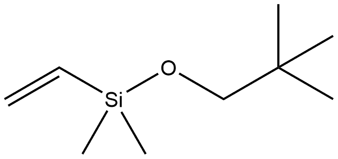 Silane, (2,?2-?dimethylpropoxy)?ethenyldimethyl- Struktur
