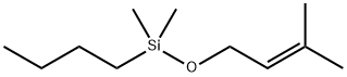 Silane, butyldimethyl[(3-?methyl-?2-?buten-?1-?yl)?oxy]?- Struktur