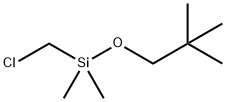 Silane, (chloromethyl)?(2,?2-?dimethylpropoxy)?dimethyl- Struktur