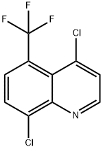 4,8-Dichloro-5-(trifluoromethyl)quinoline Struktur
