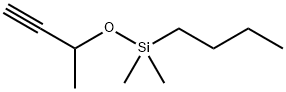 Silane, butyldimethyl[(1-?methyl-?2-?propyn-?1-?yl)?oxy]?- Struktur