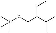 Silane, (2-?ethyl-?3-?methylbutoxy)?trimethyl- Struktur