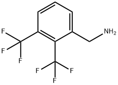 2,3-Bis(trifluoromethyl)benzenemethanamine Structure