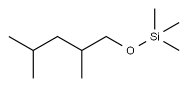Silane, [(2,?4-?dimethylpentyl)?oxy]?trimethyl- Struktur