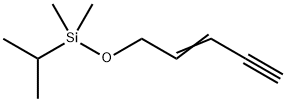 Silane, dimethyl(1-?methylethyl)?(2-?penten-?4-?yn-?1-?yloxy)?- Struktur