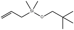 Silane, (2,?2-?dimethylpropoxy)?dimethyl-?2-?propen-?1-?yl- Struktur