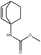 Carbamic acid, N-?bicyclo[2.2.2]?oct-?2-?en-?1-?yl-?, methyl ester Struktur