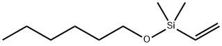 Silane, ethenyl(hexyloxy)?dimethyl- Structure