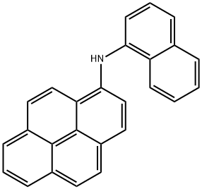 N-(萘-1-基)芘-1-胺 结构式