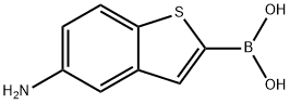 Boronic acid, B-(5-aminobenzo[b]thien-2-yl)- Structure