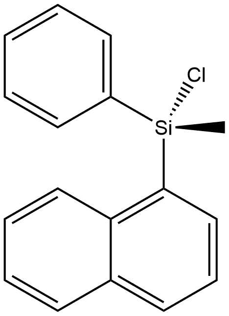 Naphthalene, 1-[(S)-chloromethylphenylsilyl]- Struktur
