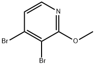 Pyridine, 3,4-dibromo-2-methoxy- Struktur