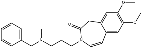2H-3-Benzazepin-2-one, 1,3-dihydro-7,8-dimethoxy-3-[3-[methyl(phenylmethyl)amino]propyl]-