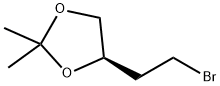 (4R)-4-(2-bromoethyl)-2,2-dimethyl-1,3-dioxolane Struktur
