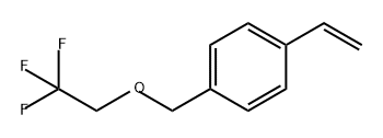 1-乙烯基-4-[[(2,2,2-三氟乙氧基)甲基]苯, 96411-51-7, 结构式