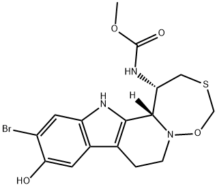 96426-93-6 N-[[(1S)-11-Bromo-1,2,7,8,13,13bβ-hexahydro-10-hydroxy[1,6,2]oxathiazepino[2',3':1,2]pyrido[3,4-b]indol]-1α-yl]-2-hydroxyacetamide