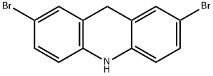 2,7-DIBROMO-9,10-DIHYDRO-ACRIDINE, 96462-95-2, 结构式