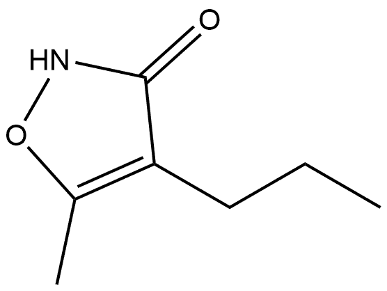 3(2H)-Isoxazolone, 5-methyl-4-propyl Structure